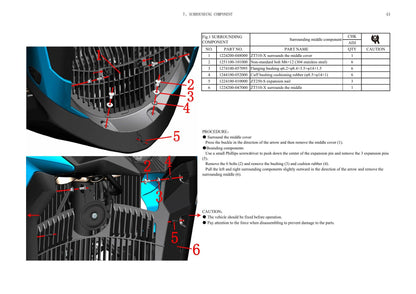 Zontes ZT310-X GP Motorcycle Service Manual | 2021-2025 - sample page 3