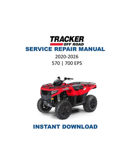 Tracker Off Road 570 & 700 EPS ATV Service Manual | 2020 - Service Manual PDF Instant Download