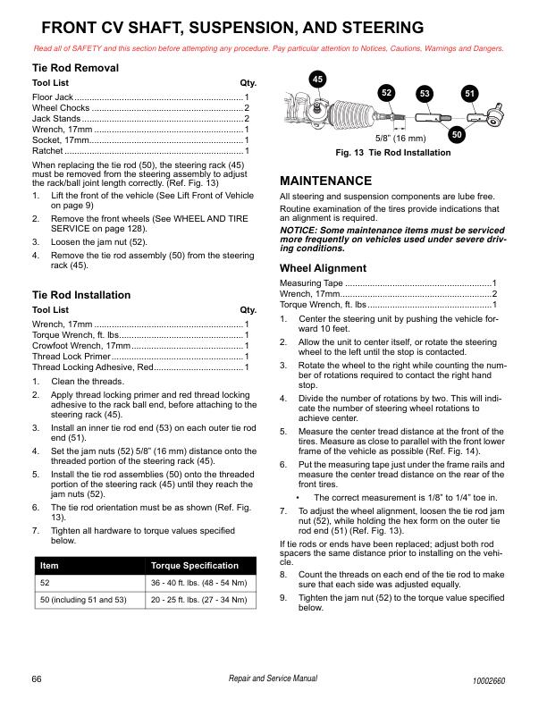 Tracker Offroad EViS 72V Electric UTV Service Manual | 2020 - sample page 6