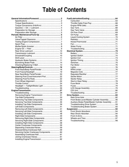Tracker Offroad 300 ATV Service Manual | 2020 - sample page 9
