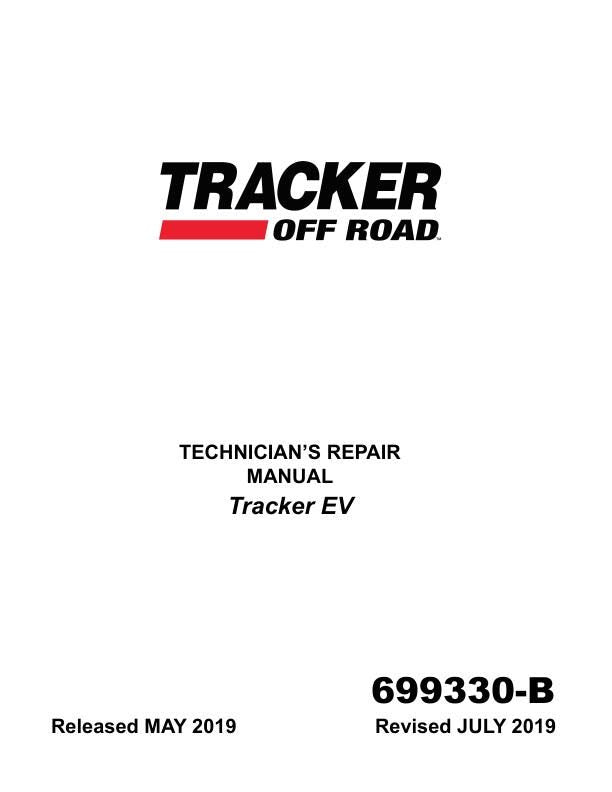 Tracker Offroad EV 72V Electric UTV Service Manual | 2020 - sample page 2