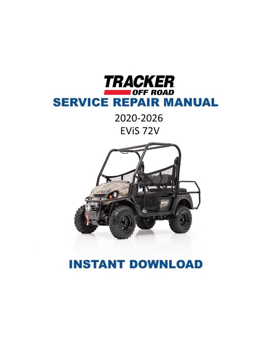 Tracker Offroad EViS 72V Electric UTV Service Manual | 2020 - Service Manual PDF Instant Download