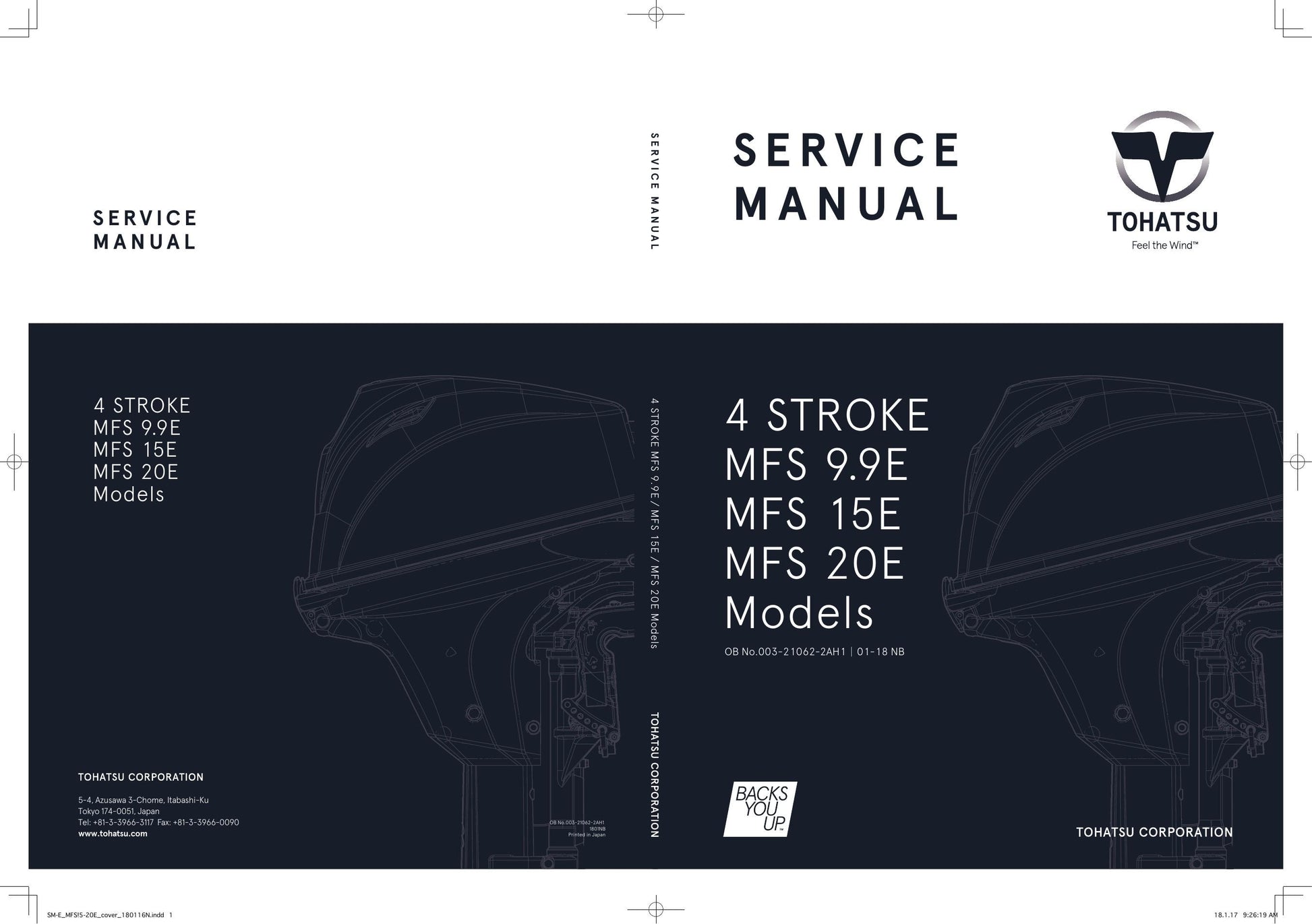 Tohatsu MFS 9.9E 15E 20E Outboard Service Manual | 2018-2022 - sample page 2