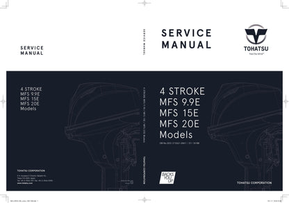Tohatsu MFS 9.9E 15E 20E Outboard Service Manual | 2018-2022 - sample page 2