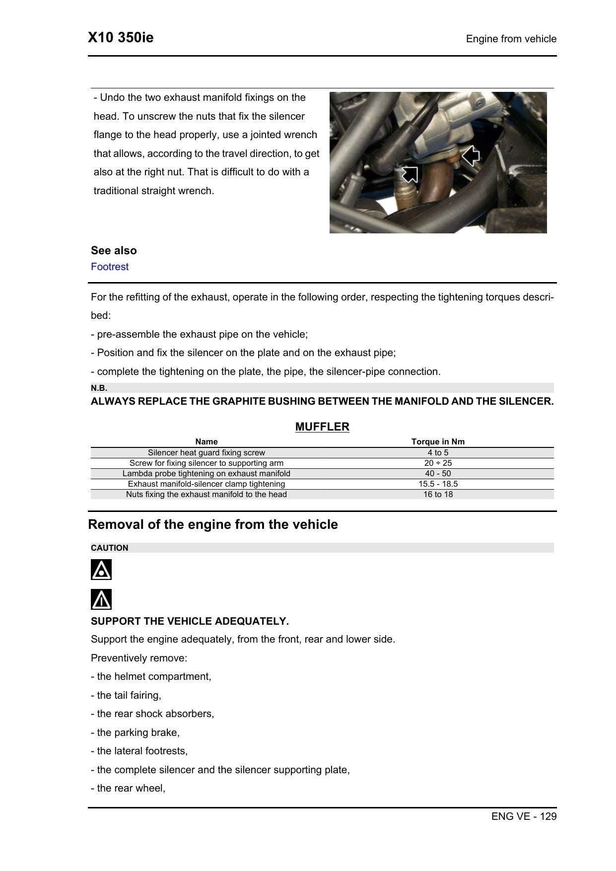 Piaggio X10 350ie Scooter Service Manual | 2012-2016 - sample page 5