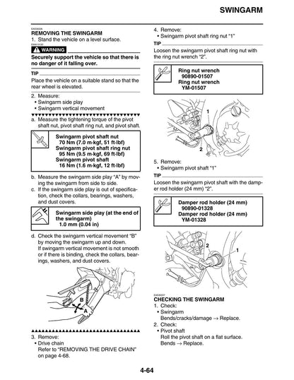 Yamaha YZF-R6 Motorcycle Service Manual | 2013-2016 - sample page 3