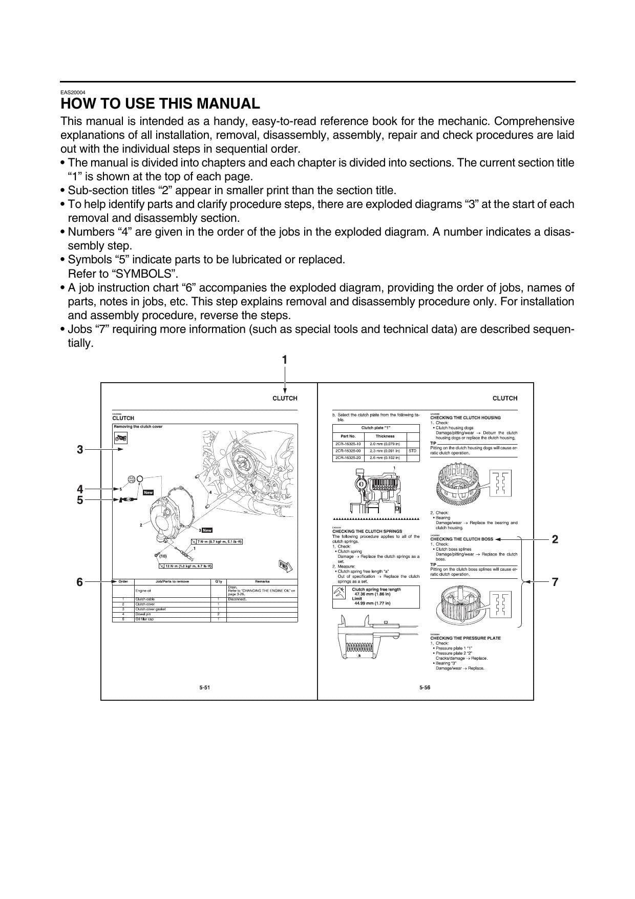 Yamaha MT-10 MTN1000 Motorcycle Service Manual | 2016-2020 - sample page 6