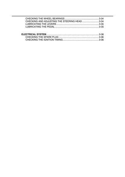 Yamaha YZ250F YZ250FG Motorcycle Service Manual | 2016-2020 - sample page 7