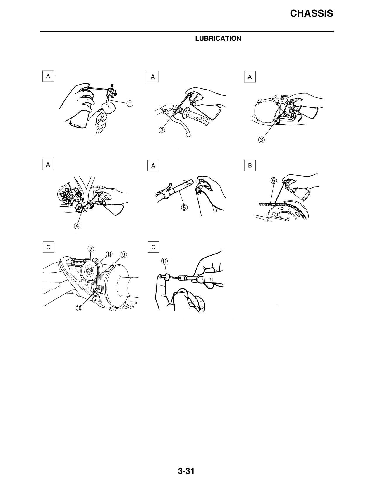 Yamaha YZ250 Motorcycle Service Manual | 2016-2020 - sample page 3