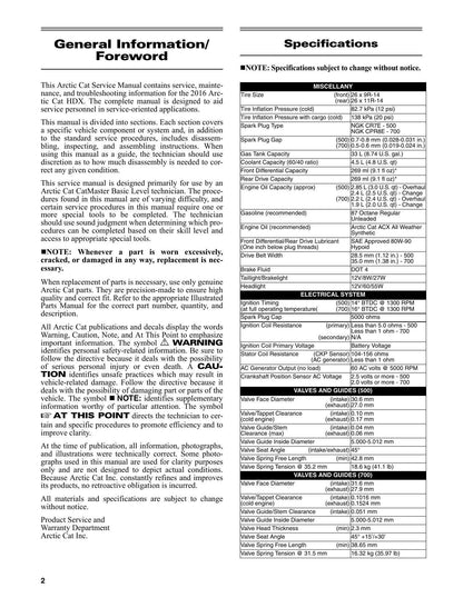 Arctic Cat HDX 500 700 UTV Service Manual | 2017-2021 - sample page 7