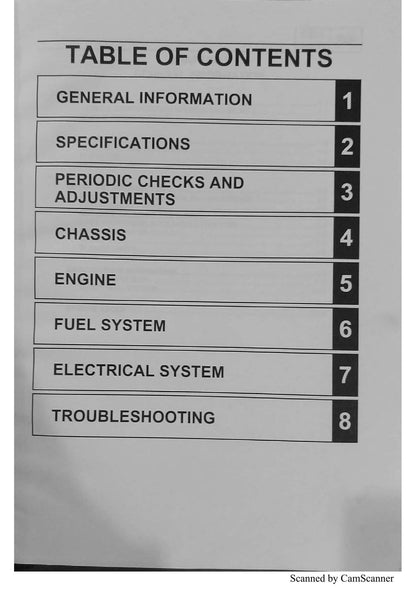 Yamaha FZ25 FZN250 Motorcycle Service Manual | 2017-2021 - sample page 4