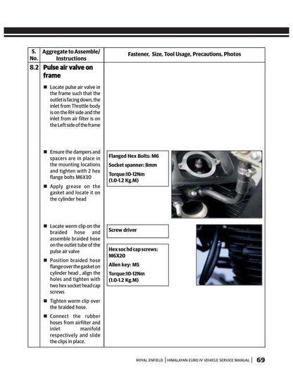 Royal Enfield Himalayan Euro IV Motorcycle Service Manual | 2017-2021 - sample page 2