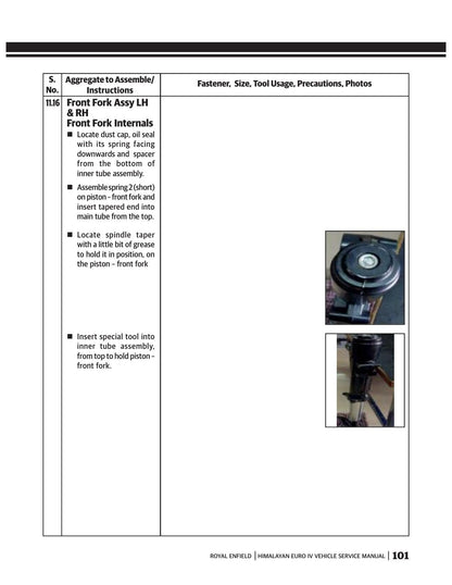 Royal Enfield Himalayan Euro IV Motorcycle Service Manual | 2017-2021 - sample page 4