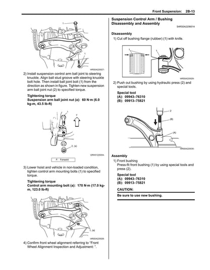 Suzuki Swift RS415 Car Service Manual | 2004-2008 - sample page 1