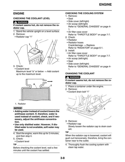 Yamaha YZ250FX Motorcycle Service Manual | 2017-2021 - sample page 2