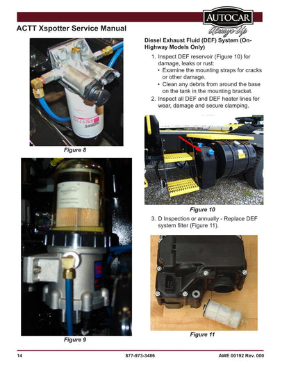 Autocar ACTT Xspotter Terminal Tractor Service Manual | 2018-2022 - sample page 2