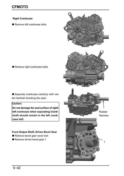 CFMOTO CForce 520 CF500AU-7A 7C ATV Service Manual | 2018-2022 - sample page 4