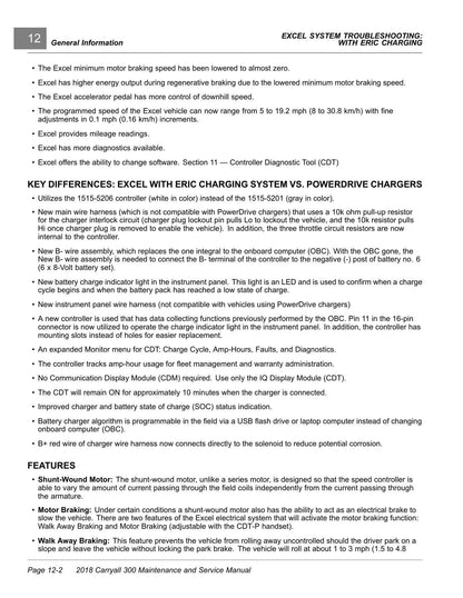 Club Car Carryall 300 Golf Cart Service Manual | 2018-2022 - sample page 8