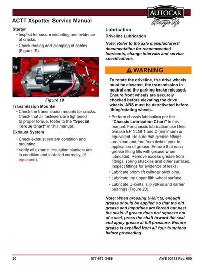 Autocar ACTT Xspotter Terminal Tractor Service Manual | 2018-2022 - sample page 3