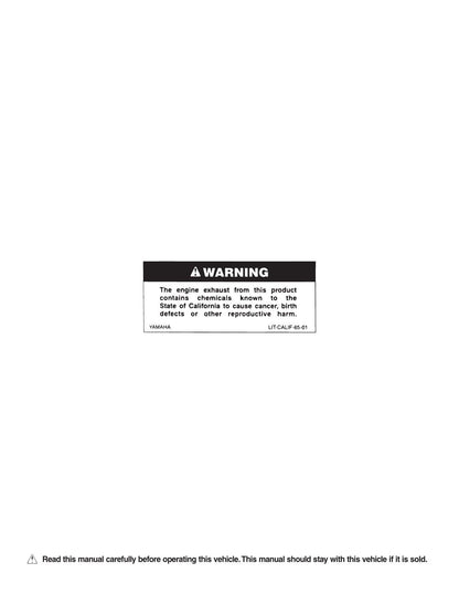 Yamaha YZ250FX Motorcycle Service Manual | 2018-2022 - sample page 9