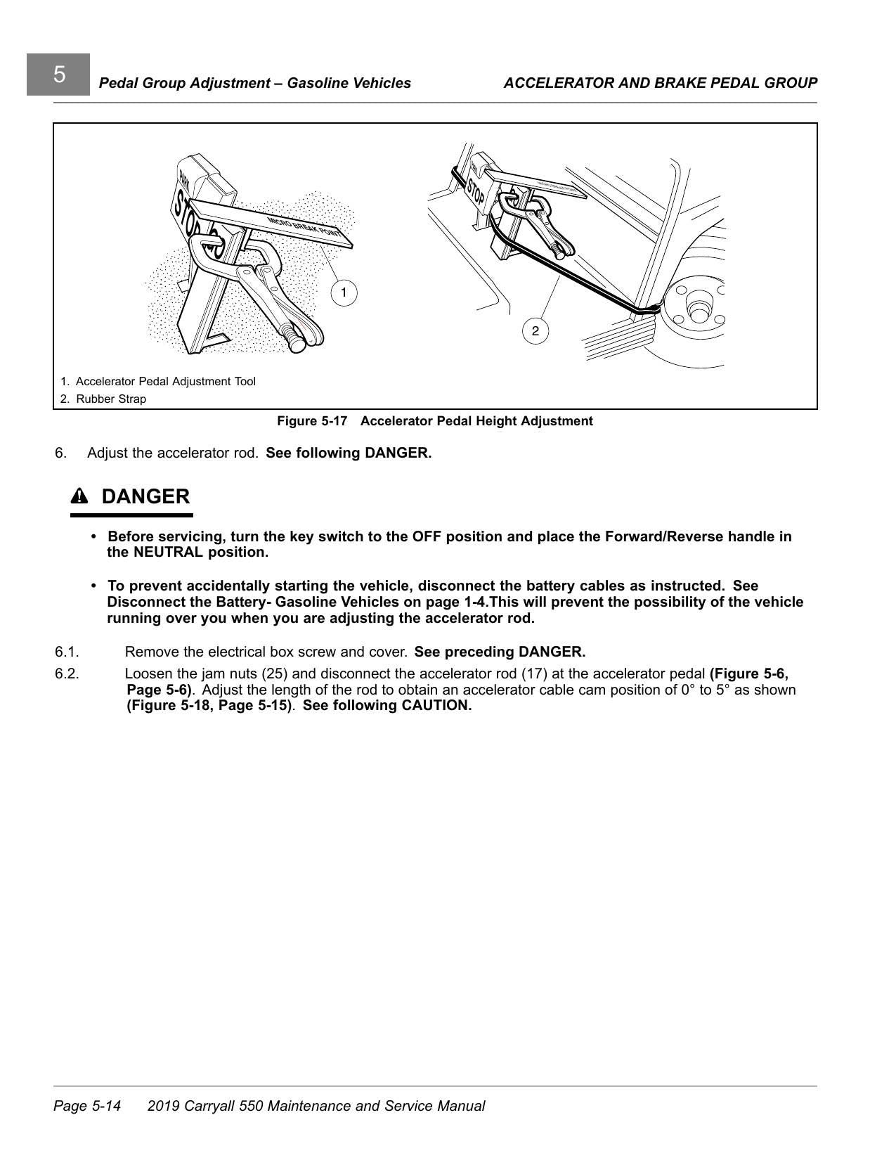 Club Car Carryall 550 Golf Cart Service Manual | 2019-2023 - sample page 2