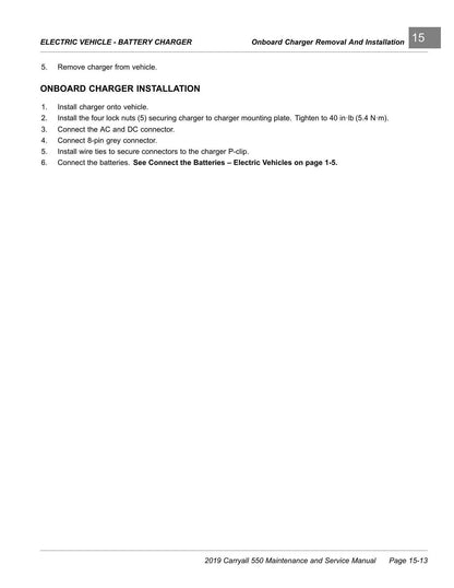 Club Car Carryall 550 Golf Cart Service Manual | 2019-2023 - sample page 9
