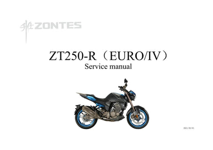 Zontes ZT250-R Motorcycle Service Manual | 2021-2025 - sample page 1
