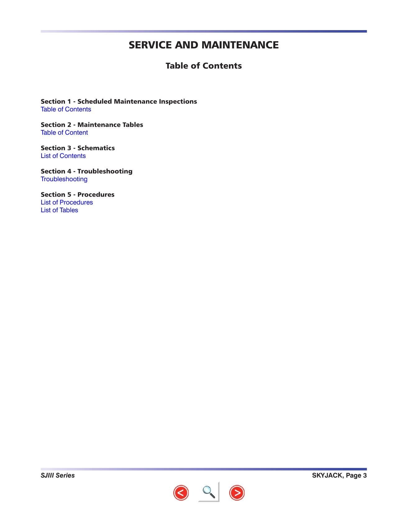 Skyjack SJIII Compact 3215 3219 Service Manual | 2004-2008 - sample page 4