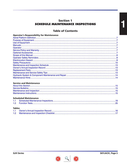 Skyjack SJIII Scissor Lift Service Manual | 2013-2017 - sample page 5
