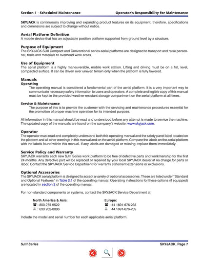 Skyjack SJIII 3215 3219 Service Manual | 2013-2017 - sample page 7