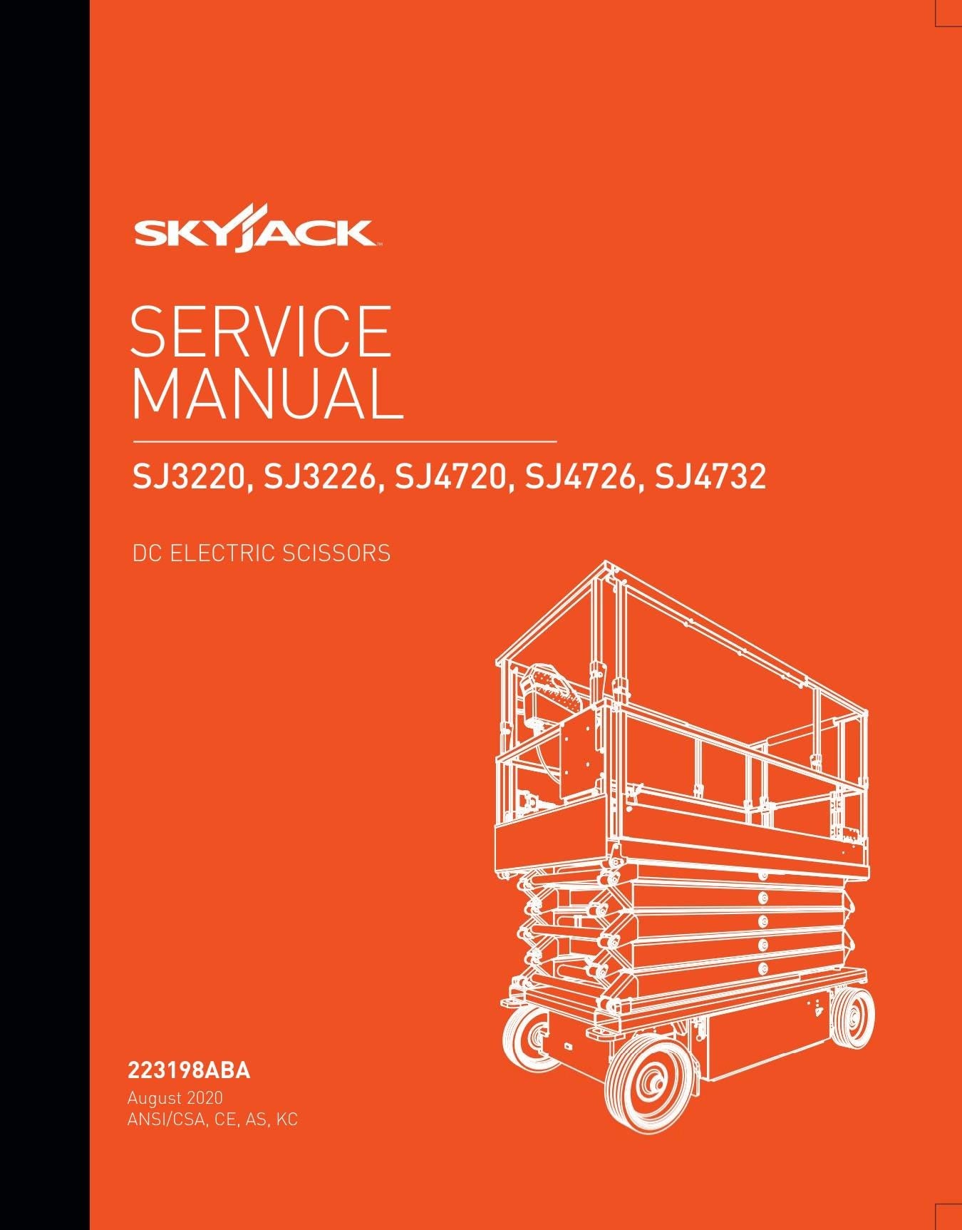 Skyjack SJ3220 SJ3226 SJ4720 sj4726 sj4732 Service Manual | 2020-2024 - sample page 2