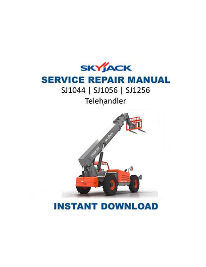 Skyjack SJ1044 SJ1056 SJ1256 Telehandler Service Manual | 2021-2025 - Service Manual PDF Instant Download