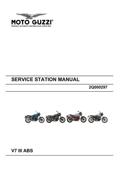 Moto Guzzi V7 III ABS Motorcycle Service Manual | 2022-2026 - sample page 2