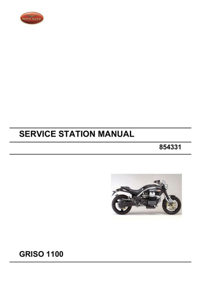 Moto Guzzi Griso 1100 Motorcycle Service Manual | 2005-2009 - sample page 2