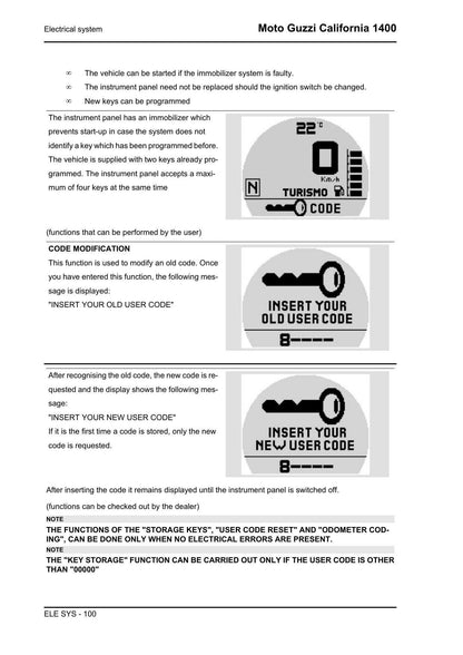 Moto Guzzi California 1400 Motorcycle Service Manual | 2015-2019 - sample page 5