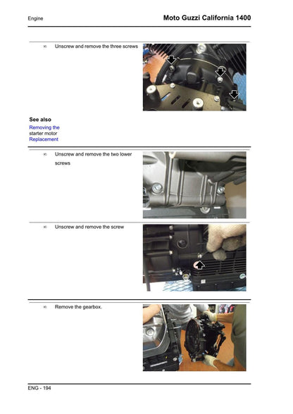 Moto Guzzi California 1400 Motorcycle Service Manual | 2015-2019 - sample page 7