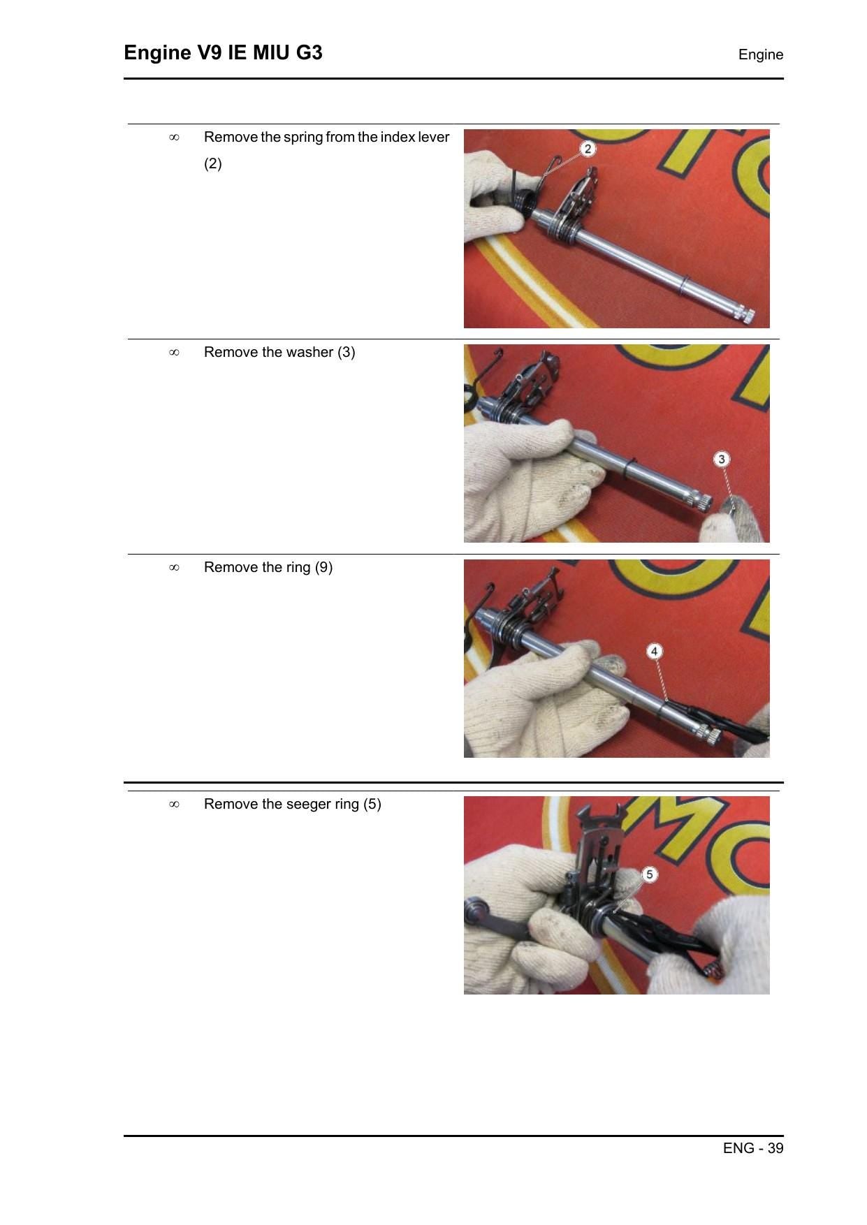 Moto Guzzi V9 IE MIU G3 Motorcycle Service Manual | 2016-2020 - sample page 5