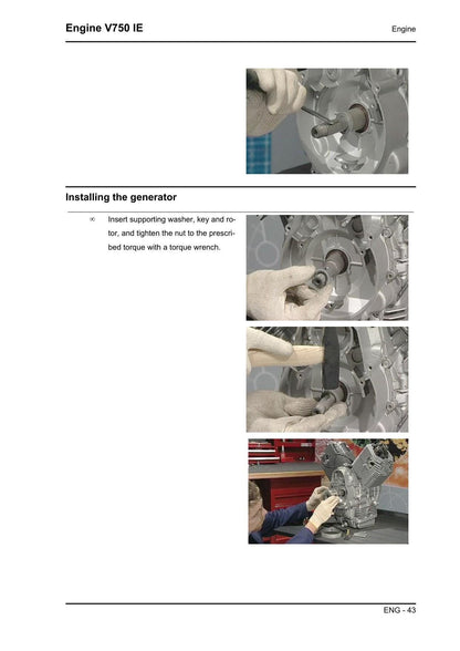 Moto Guzzi V7 V750 IE Motorcycle Service Manual | 2010-2014 - sample page 6
