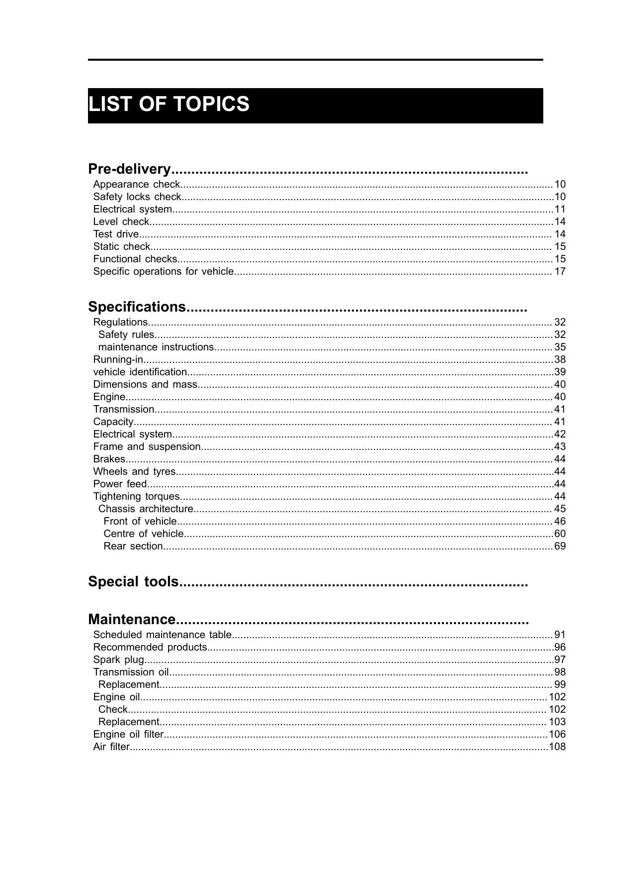 Moto Guzzi Stelvio Motorcycle Service Manual | 2023-2026 - sample page 7