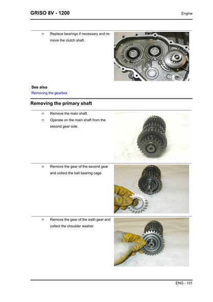 Moto Guzzi Griso 8V 1200 Motorcycle Service Manual | 2010-2014 - sample page 5