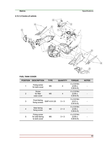 Moto Guzzi Stelvio Motorcycle Service Manual | 2023-2026 - sample page 6