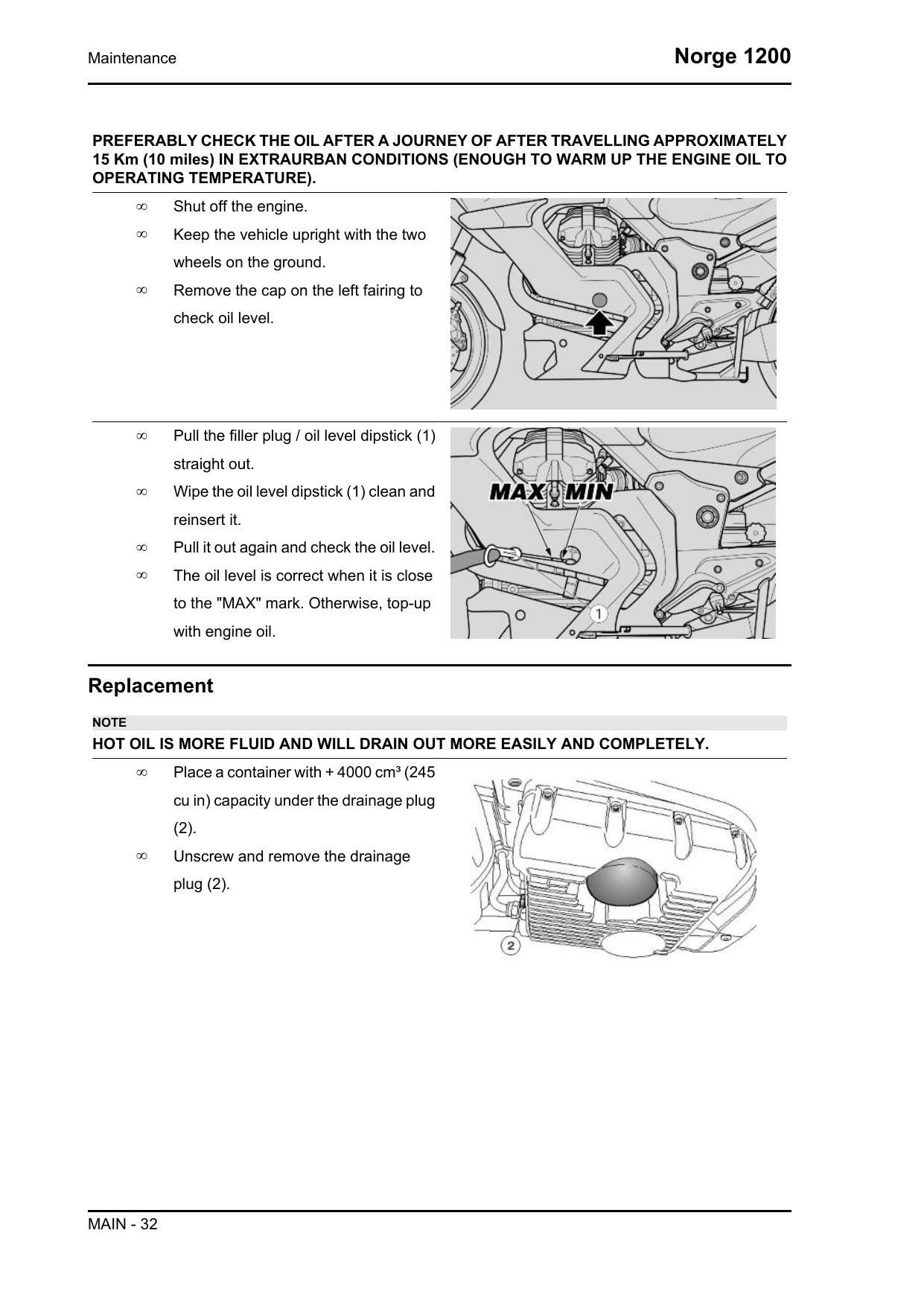 Moto Guzzi Norge 1200 Motorcycle Service Manual | 2006-2010 - sample page 4