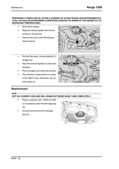 Moto Guzzi Norge 1200 Motorcycle Service Manual | 2006-2010 - sample page 4