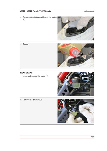 Moto Guzzi V85TT Motorcycle Service Manual | 2024-2026 - sample page 3