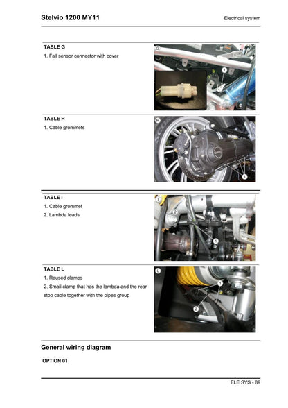Moto Guzzi Stelvio 1200 Motorcycle Service Manual | 2011-2015 - sample page 5