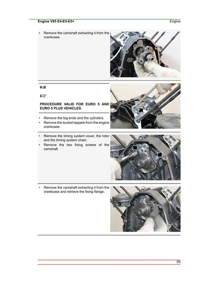 Moto Guzzi V85 E4 E5 E5 Plus Motorcycle Service Manual | 2019-2023 - sample page 7