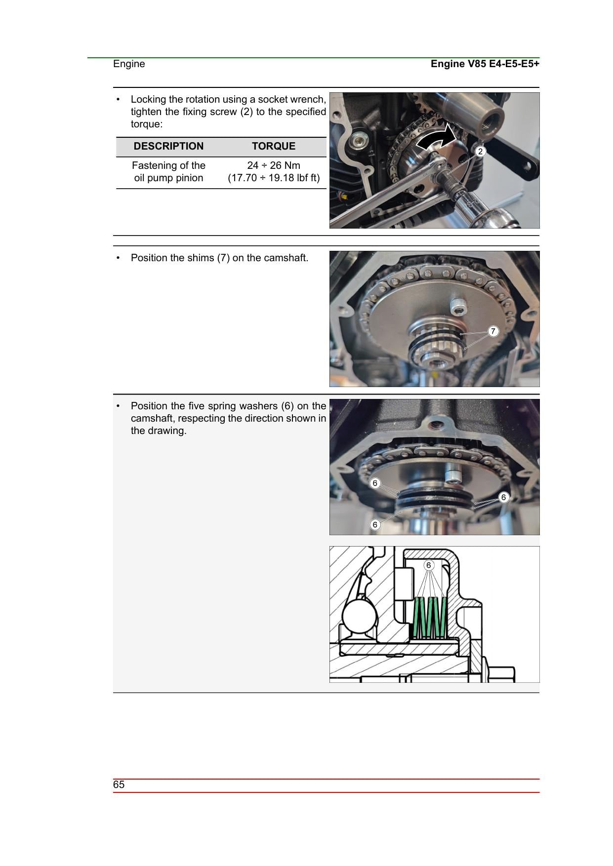 Moto Guzzi V85 E4 E5 E5 Plus Motorcycle Service Manual | 2019-2023 - sample page 8