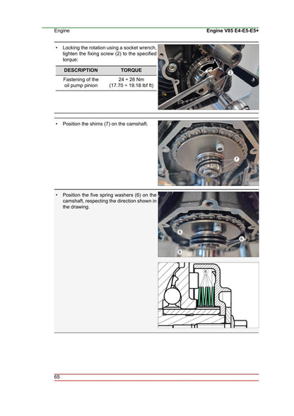 Moto Guzzi V85 E4 E5 E5 Plus Motorcycle Service Manual | 2019-2023 - sample page 8
