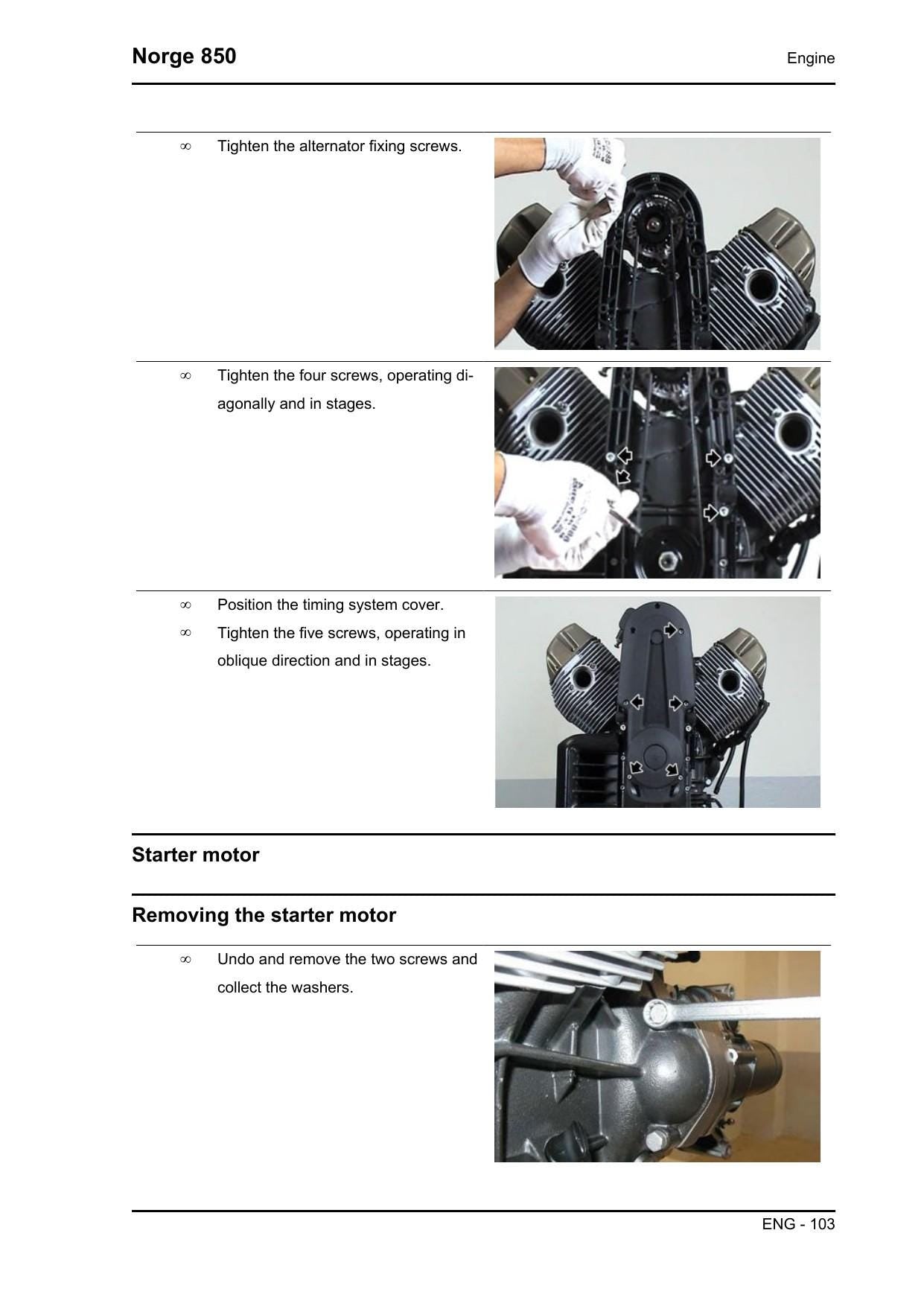 Moto Guzzi Norge 850 Motorcycle Service Manual | 2007-2011 - sample page 4