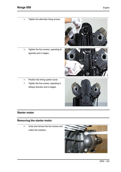 Moto Guzzi Norge 850 Motorcycle Service Manual | 2007-2011 - sample page 4
